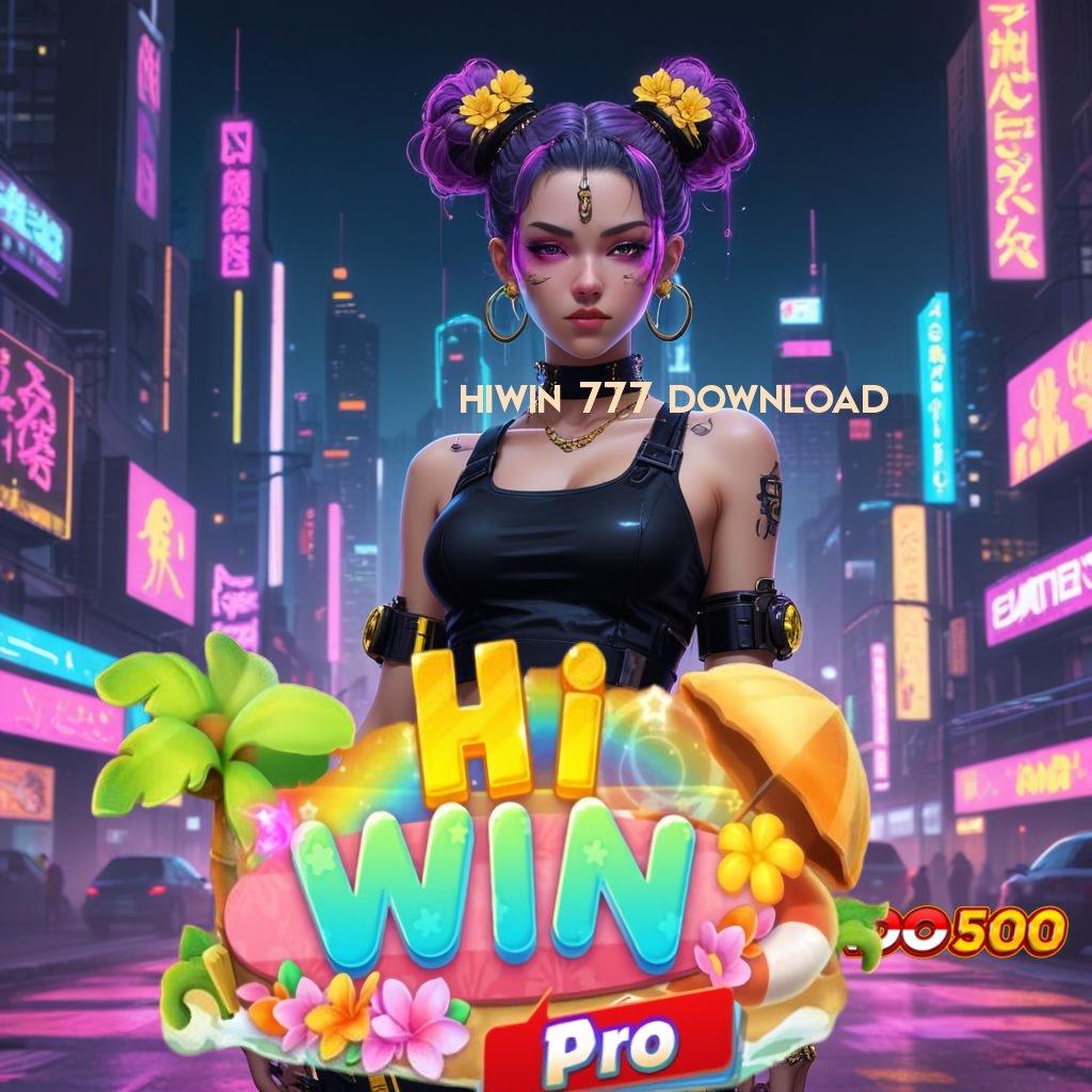 HIWIN 777 DOWNLOAD Ruang Publik Pola Scatter Jackpot Sultan