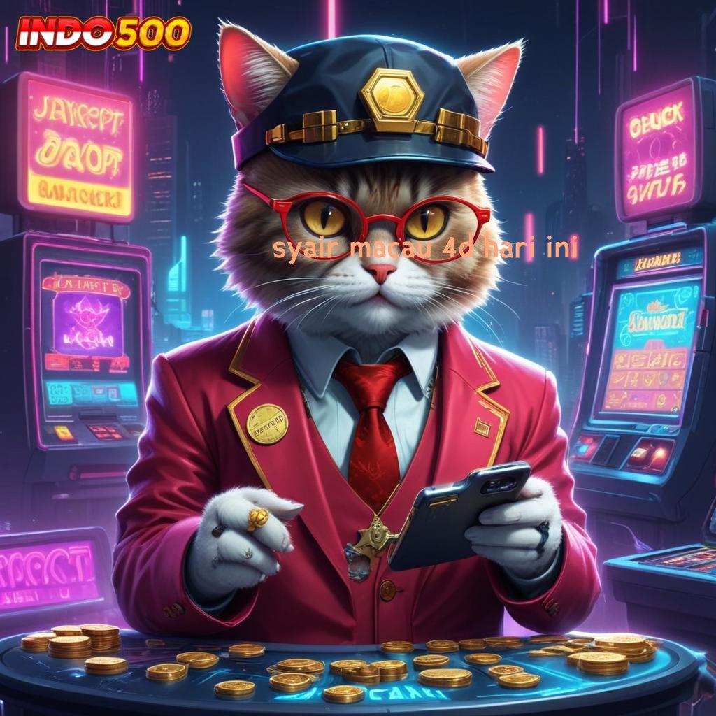 SYAIR MACAU 4D HARI INI ⋗ Proses Adaptif Aplikasi Slot Penghasil Uang Tunai