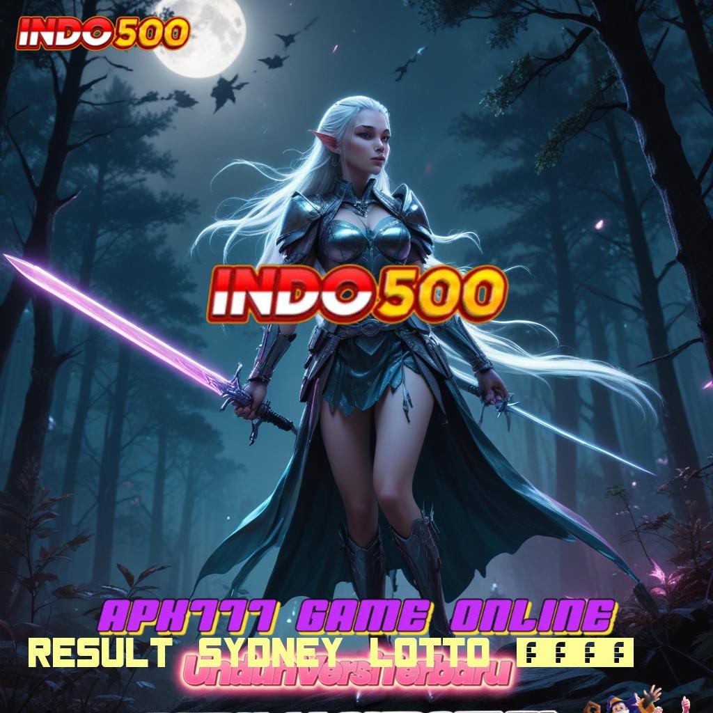 RESULT SYDNEY LOTTO 2024 🔥 untung gampang spin langsung tiada saingan