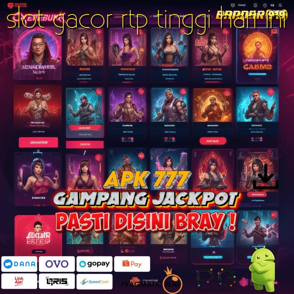 SLOT GACOR RTP TINGGI HARI INI | Situs Terbaik Usaha Sampingan