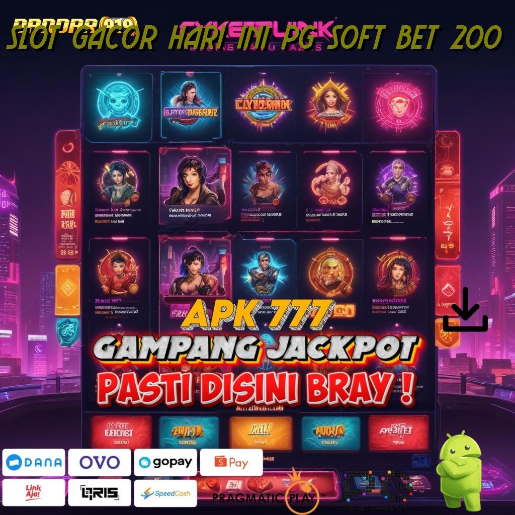 SLOT GACOR HARI INI PG SOFT BET 200 | Menumpuk Jeripayah Mudah Dalam Merebut Kemenangan