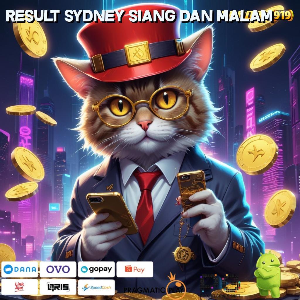 RESULT SYDNEY SIANG DAN MALAM : kekayaan yang pasti akan datang