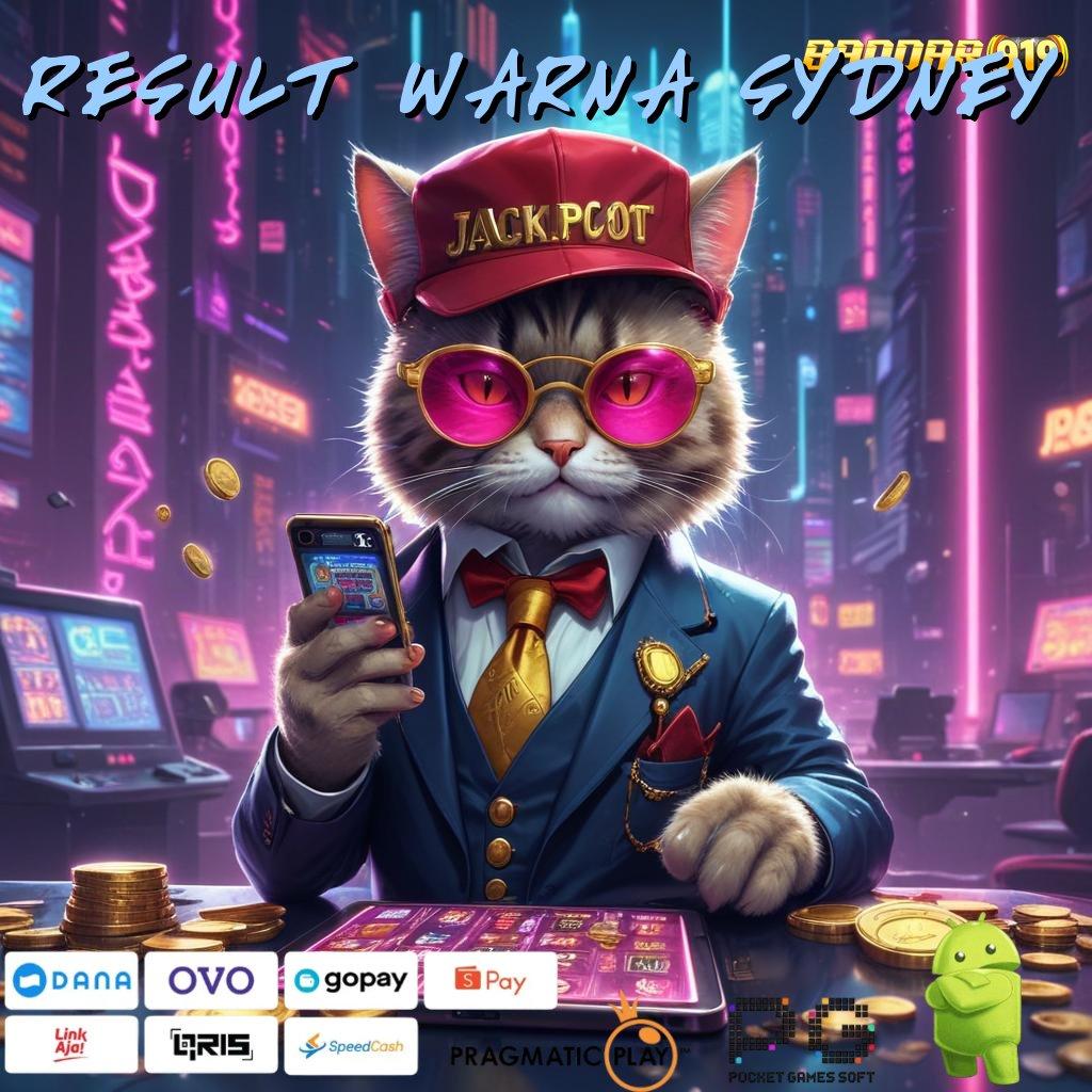 RESULT WARNA SYDNEY : Deposit Super Singkat APK Gacor 2025 Penuh Harapan Cuan!