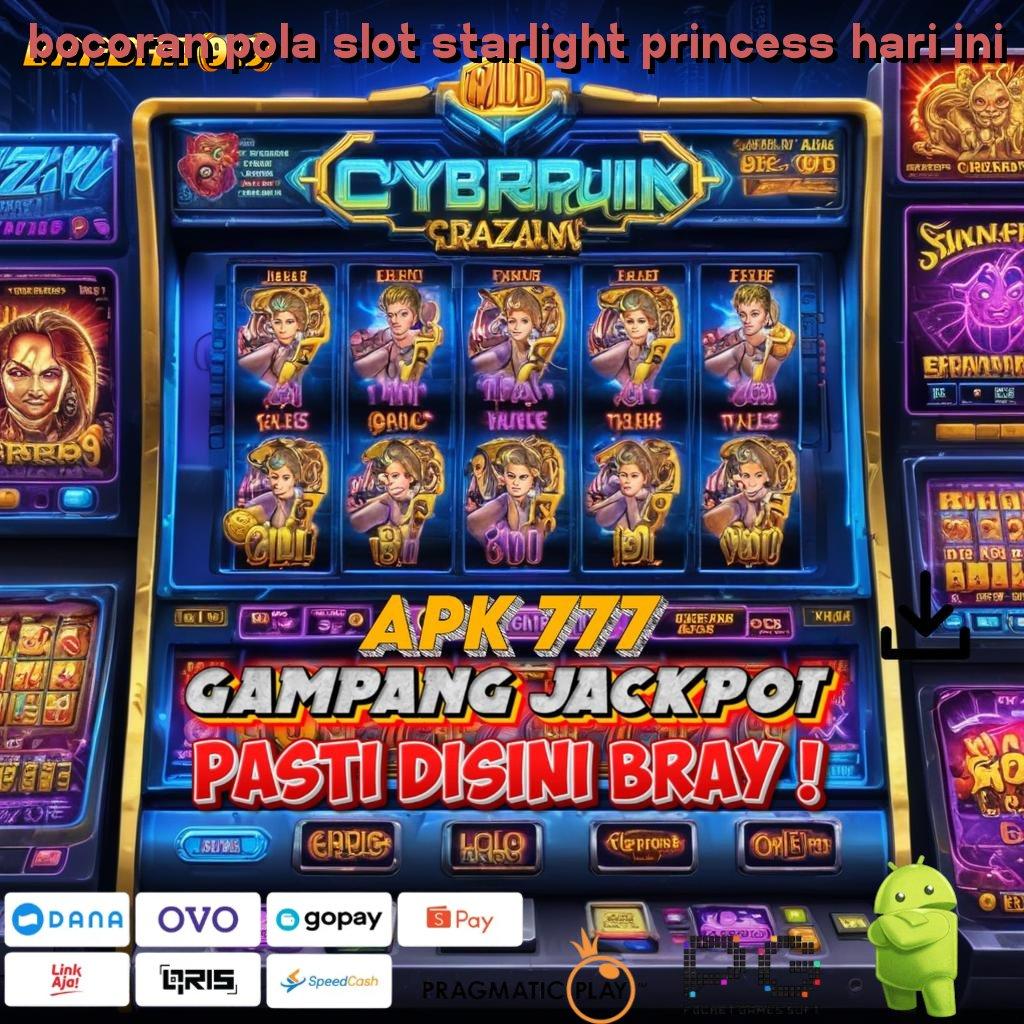 BOCORAN POLA SLOT STARLIGHT PRINCESS HARI INI : download APK slot 9.5 ((Login)) gratis (Versi New) android terupdate 2025