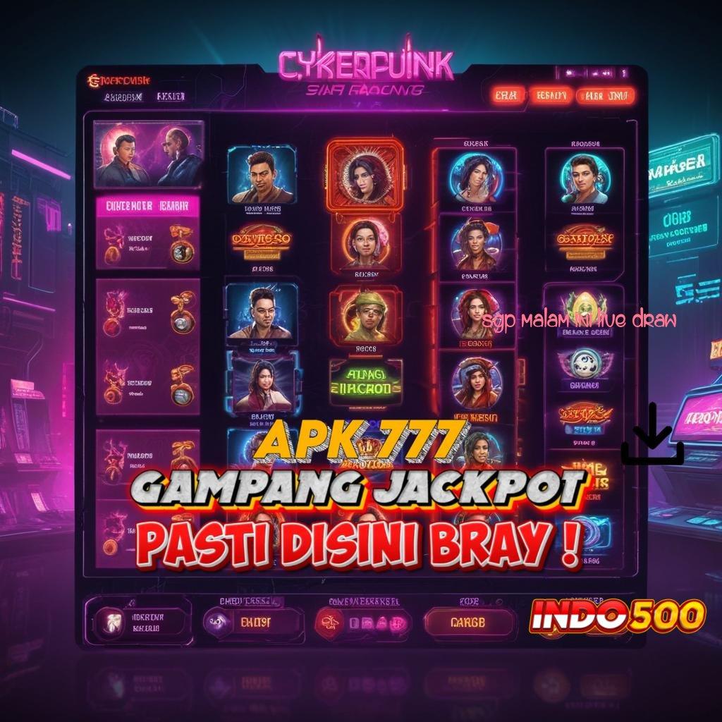 SGP MALAM INI LIVE DRAW menjanjikan hasil yakin dalam setiap langkah