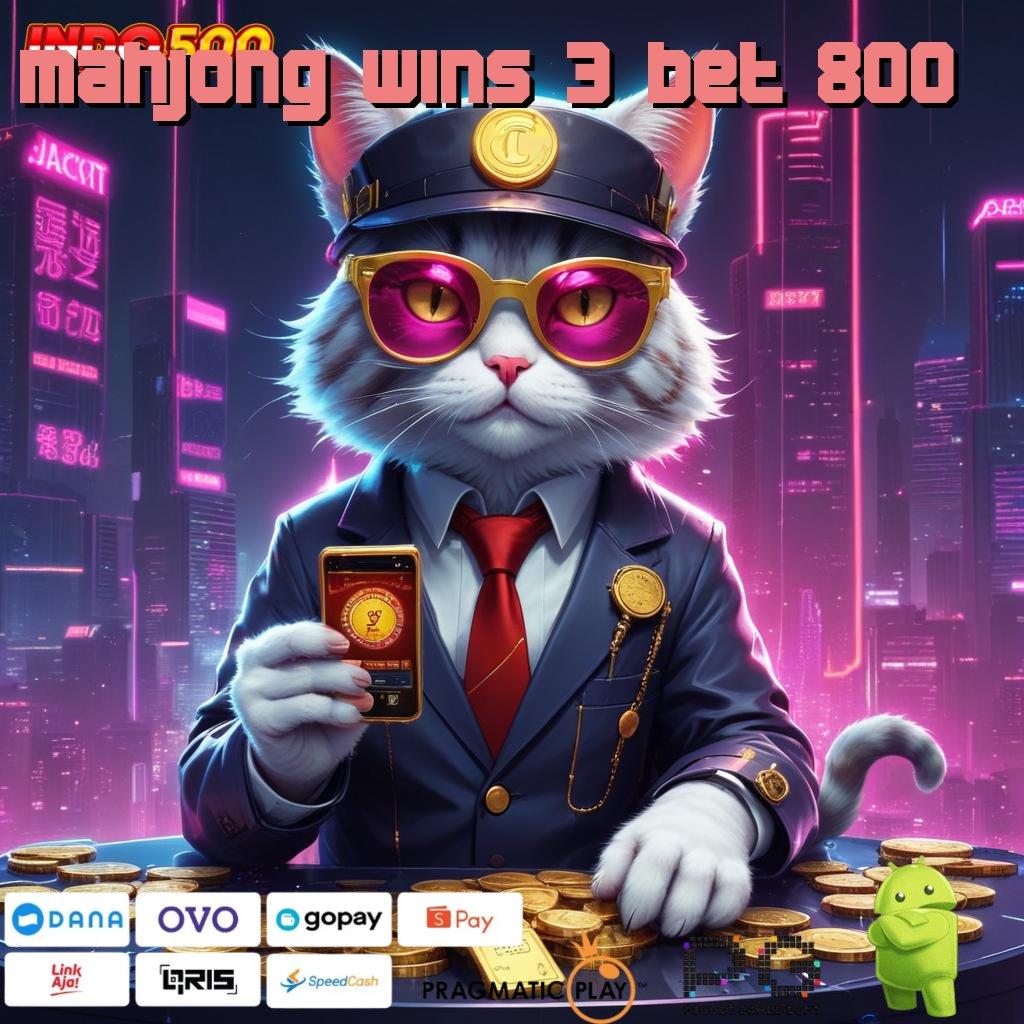 MAHJONG WINS 3 BET 800 pendapatan terus bertambah