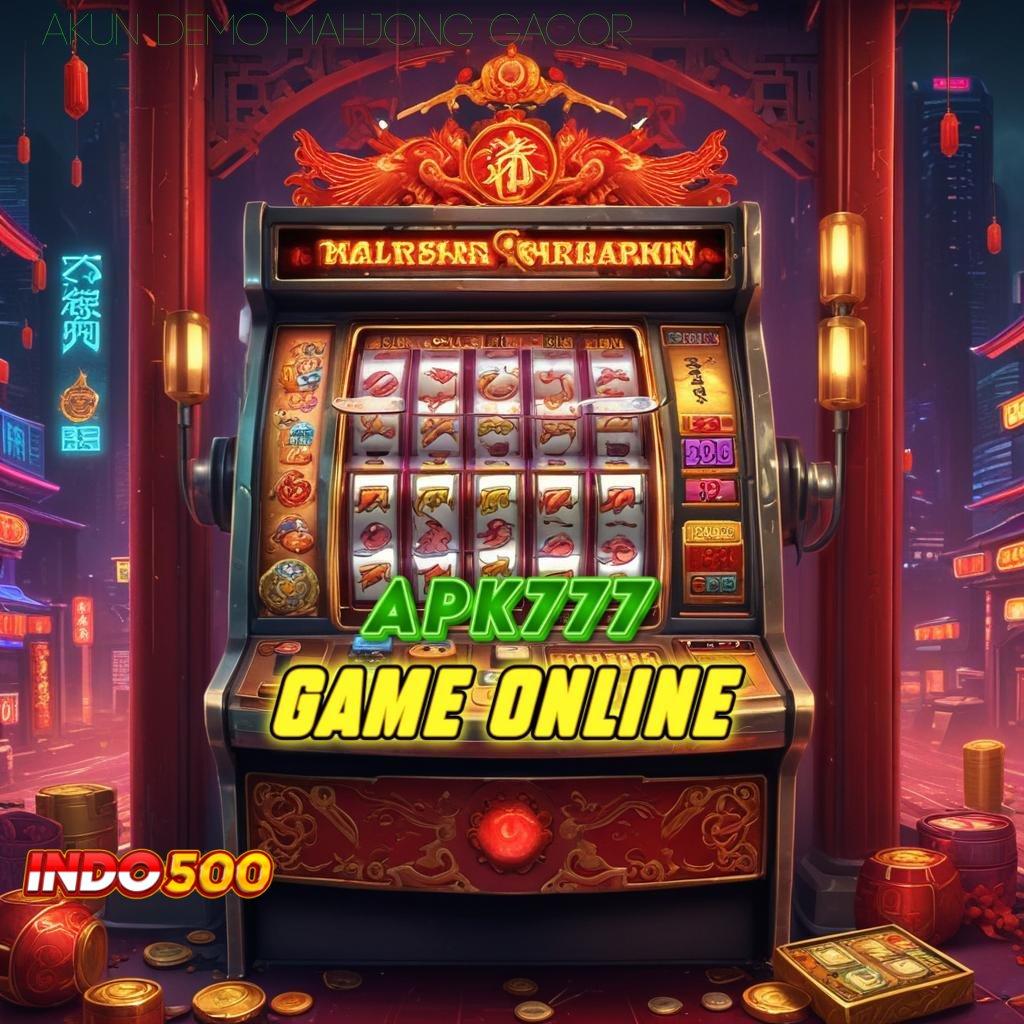 AKUN DEMO MAHJONG GACOR ↦ efisien transaksi menang tanpa modal