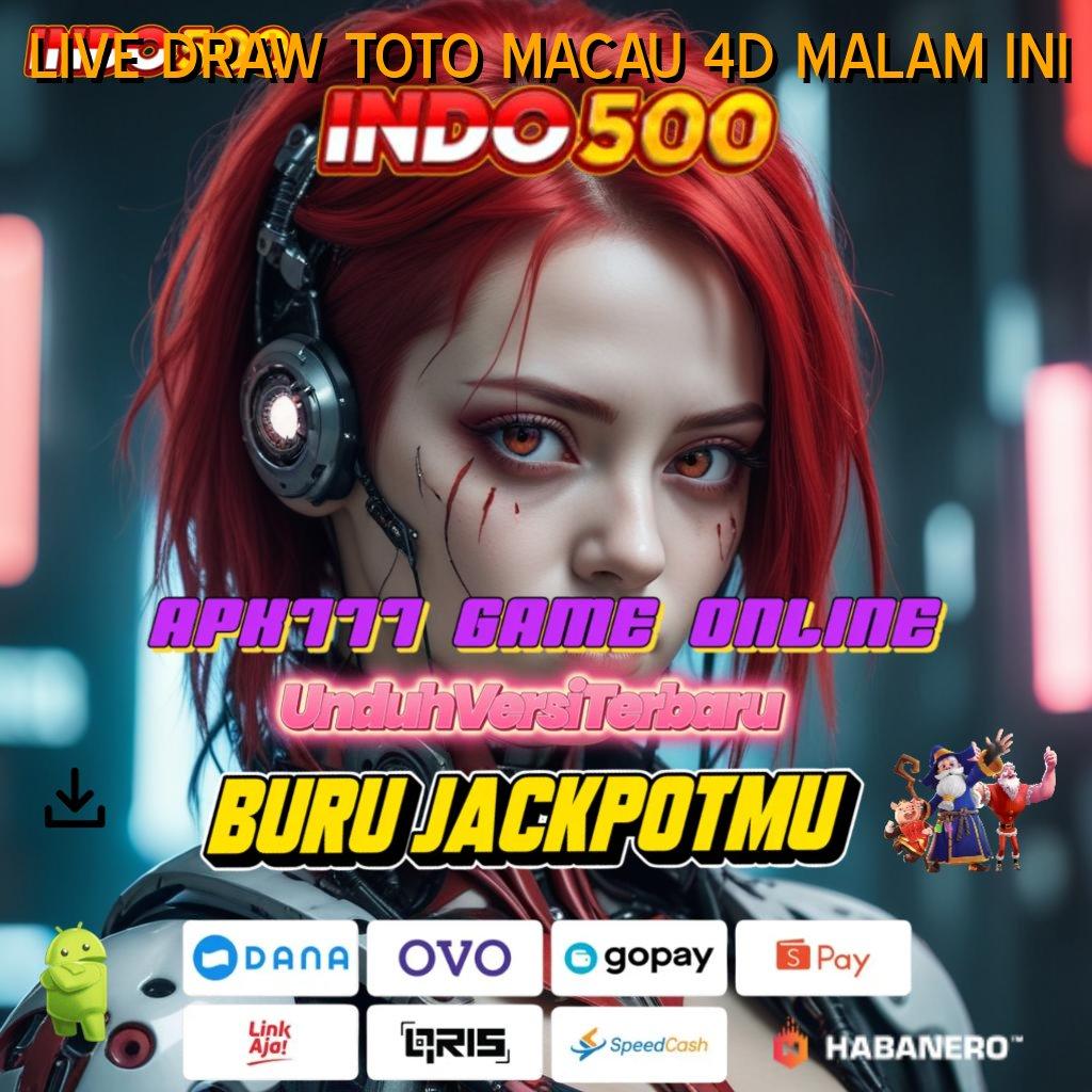 LIVE DRAW TOTO MACAU 4D MALAM INI ⇉ Layanan RTP Tertinggi Versi Terbaru Mesin